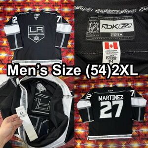 Reebok NHL Black Jersey CCM Los Angeles Kings Alec Martinez Men’s Size (54) 2XL